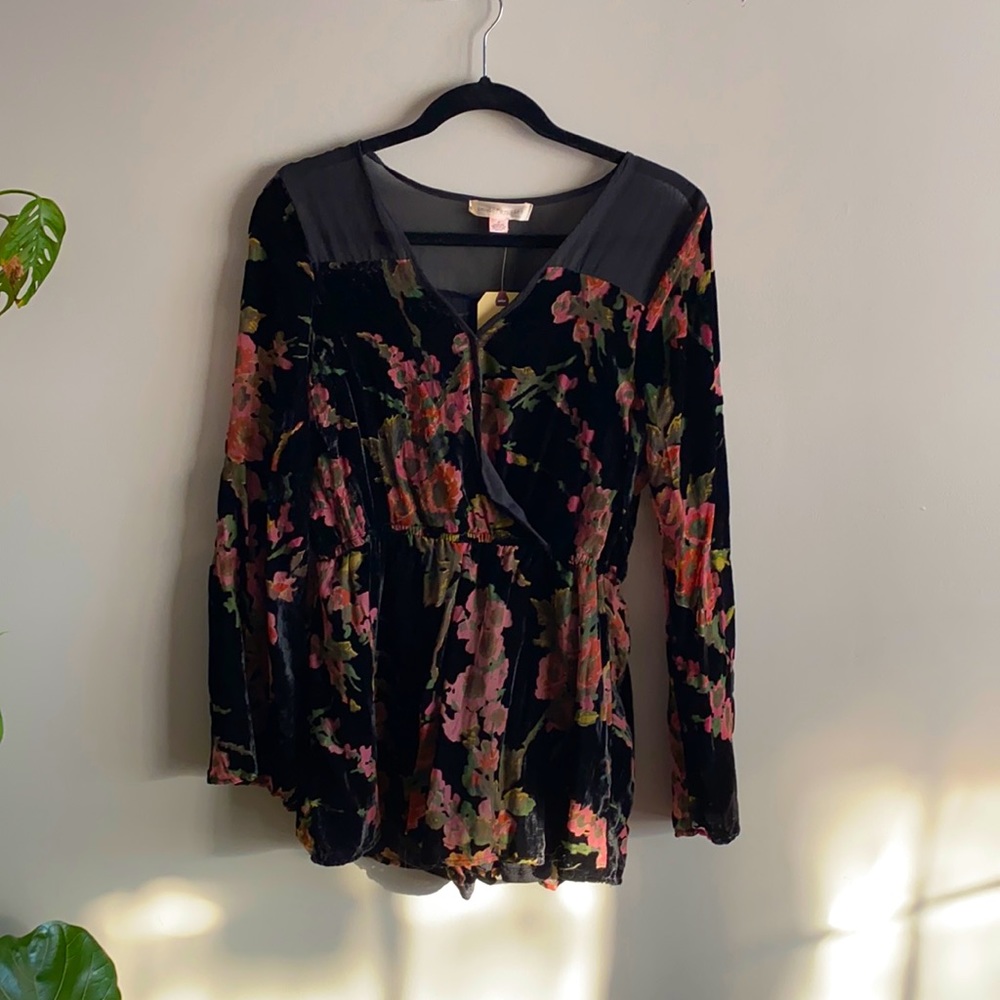 Band of Gypsies Floral Romper